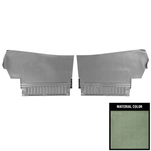 1970 Chevelle Convt Platinum Edition Dark Metallic Green Rear Door Panels