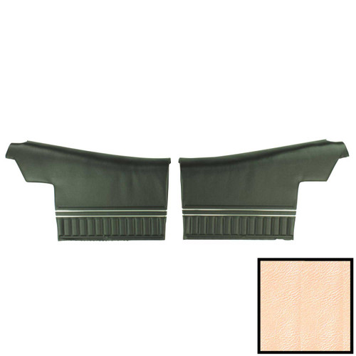 1970 Chevelle Convertible Platinum Pearl Pre-Assembled Rear Door Panels