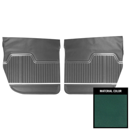1970 Chevrolet Chevelle 4 Door Sedan Dark Aqua Rear Door Panels