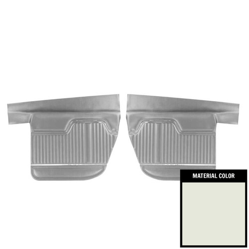 1970-1972 Chevrolet Chevelle 4-Door Hardtop/Wagon White Rear Door Panels