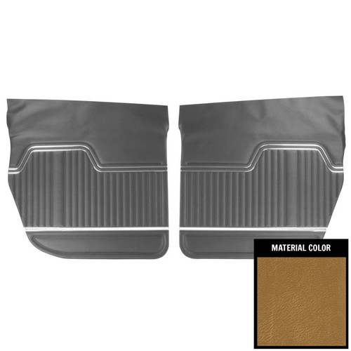 1970 Chevrolet Chevelle 4-Door Sedan Gold Rear Door Panels