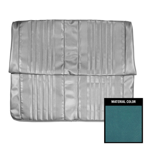 1970 Chevrolet Chevelle Convertible Bright Blue Rear Bench Seat Cover