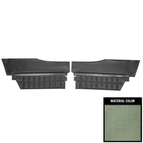 1970 Chevrolet Impala Hardtop  Dark Green Rear Door Panels