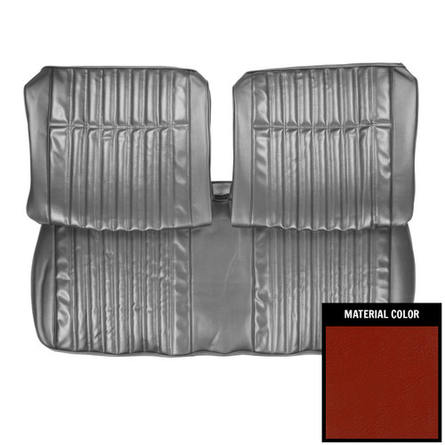 1970 Chevrolet Impala Red Front Bench Seat Cover