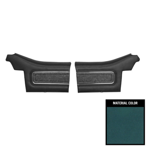 1970 Oldsmobile Cutlass Supreme Pre-Assembled Medium Blue Rear Door Panels