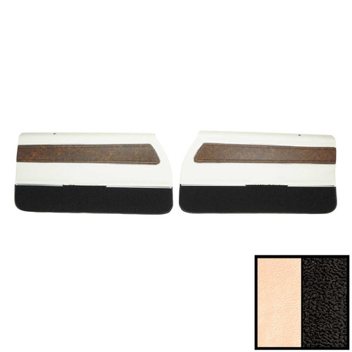 1970 Oldsmobile Cutlass /"S" Pre-Assembled Pearl/Black Front Door Panels