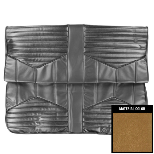 1970 Oldsmobile Cutlass, S; Sedan; Rear Bench Seat Cover; Gold
