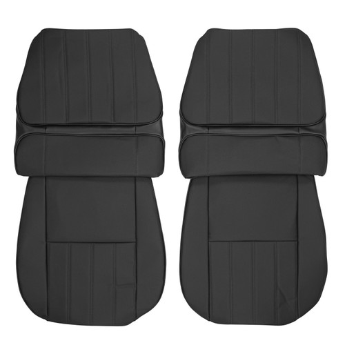 1970 Chevrolet Camaro Deluxe Black Front Bucket Seat Covers