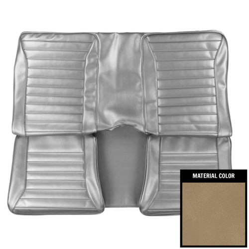 1970 Firebird; Coupe; Standard Rear Bench Seat Cover; Sandalwood