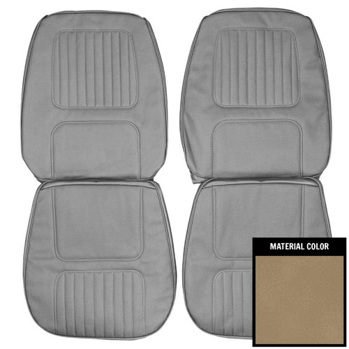 1970 Chevrolet Camaro Standard Sandalwood Front Bucket Seat Covers