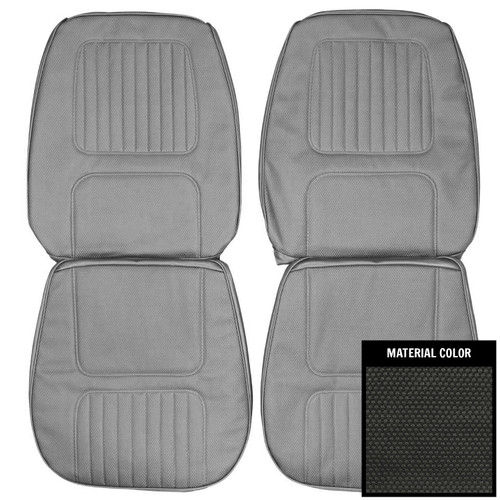 1970 Chevrolet Camaro Standard Black Front Bucket Seat Covers