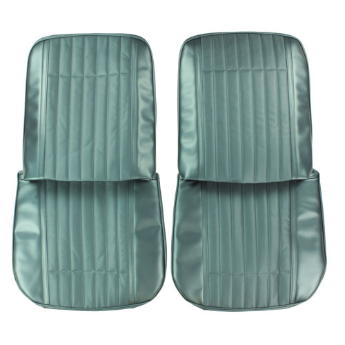 1970 Pontiac GTO, LeMans Sport; Front Bucket Seat Covers; Dark Blue