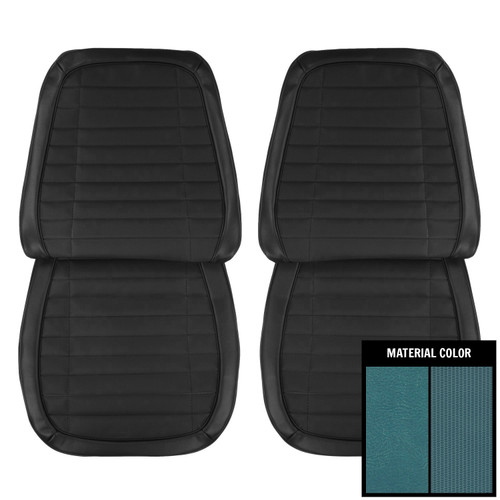 1970 Pontiac Firebird Deluxe Bright Blue Front Bucket Seat Covers
