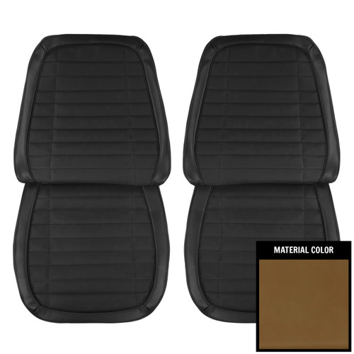1970 Pontiac Firebird Deluxe Saddle Front Bucket Seat Covers