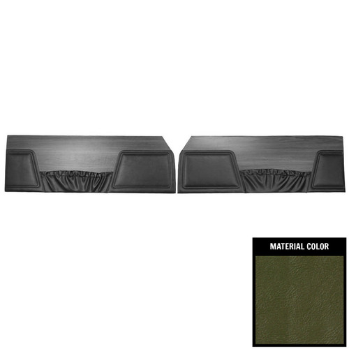 1970 Dodge Charger; R/T, SE; Deluxe Front Door Panels; Dark Metallic Green