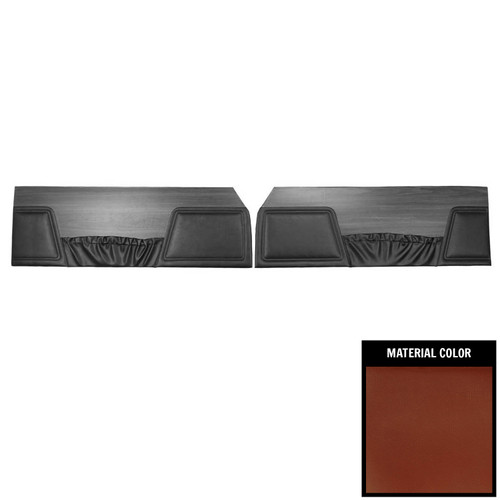 1970 Dodge Charger; R/T, SE; Deluxe Front Door Panels; Burnt Orange