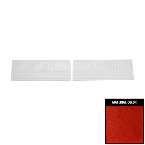 1970 Plymouth Duster; Standard Front Door Panels; Red (70KDD711)