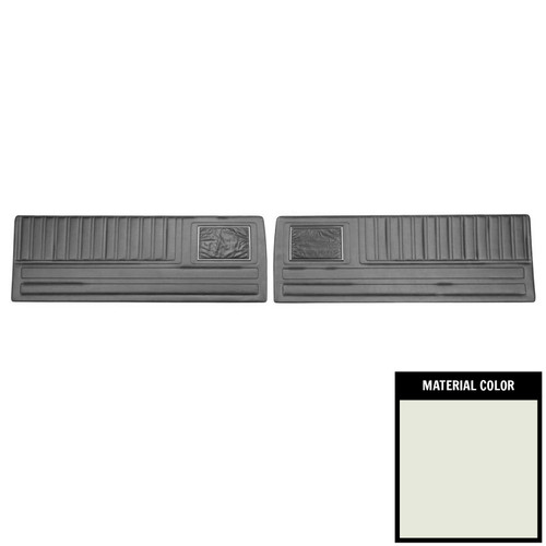 1970 Plymouth Duster; Standard Front Door Panels; White (70KDDW37)