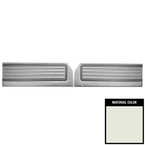 1970 Road Runner, Superbird, Satellite; Custom Décor Front Door Panels; White