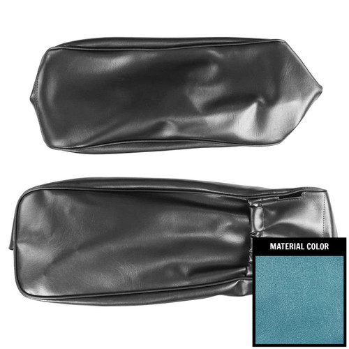 1970 Mopar B-Body; Center Arm Rest Cover; Bright Blue