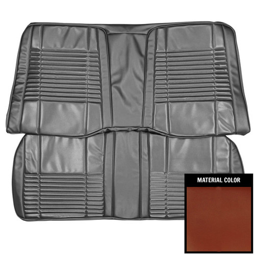 1970 Dodge Challenger; Hardtop; Rear Bench Seat Cover; Burnt Orange (70KSC760C-1)