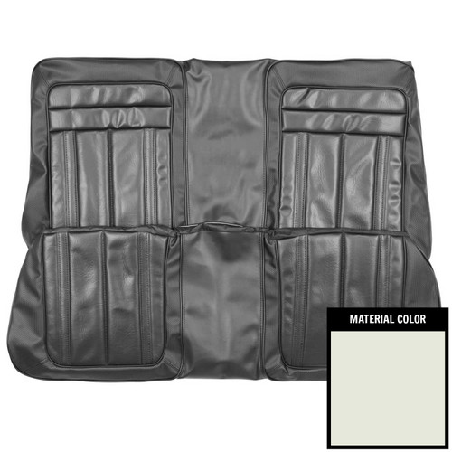 1970 Plymouth Barracuda; Gran Coupe; Convertible; Rear Bench Seat Cover; White