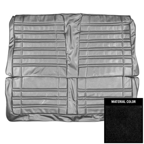 1970 Coronet; 500, R/T, Super Bee; Hardtop; Rear Bench Seat Cover; Black
