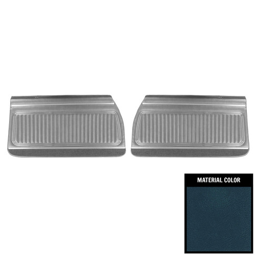 1970 Chevrolet Monte Carlo Pre-Assembled Dark Blue Front Door Panels