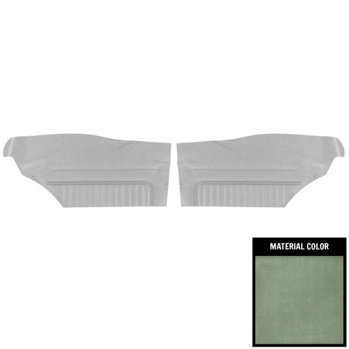 1970 Chevrolet Monte Carlo Hardtop Dark Metallic Green Rear Door Panels