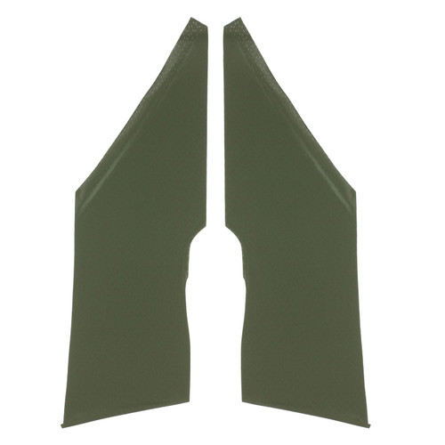 1970-72 Chevrolet Monte Carlo; 2 Dr Hardtop; Perforated Sail Panels; Dark Green
