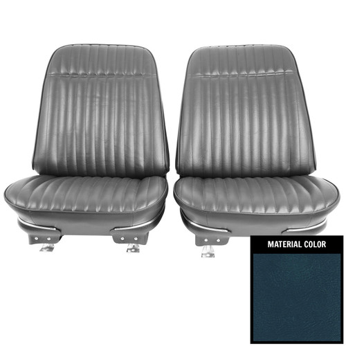1970 Chevrolet Monte Carlo Dark Blue Pre-Assembled Front Bucket Seats