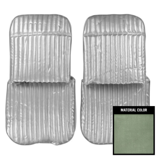 1970 Chevrolet Monte Carlo Dark Metallic Green Front Bucket Seat Covers