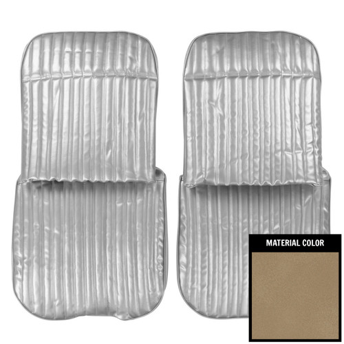 1970 Chevrolet Monte Carlo Sandalwood Front Bucket Seat Covers