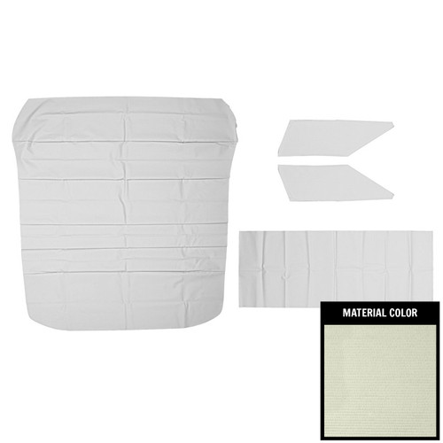 1970-72 Oldsmobile Cutlass Supreme; Deluxe Ribbed Headliner; White