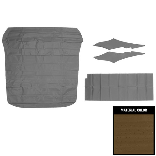 1969-72 Oldsmobile Cutlass S; Deluxe Perforated Headliner; Dark Saddle