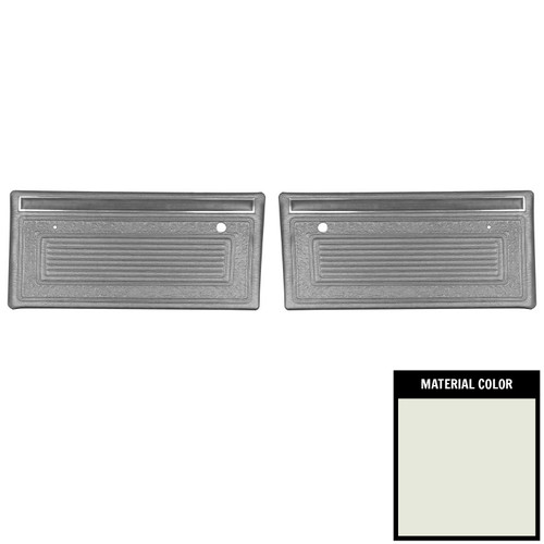1970-1971 Chevrolet Truck White Pre-Assembled Front Door Panels
