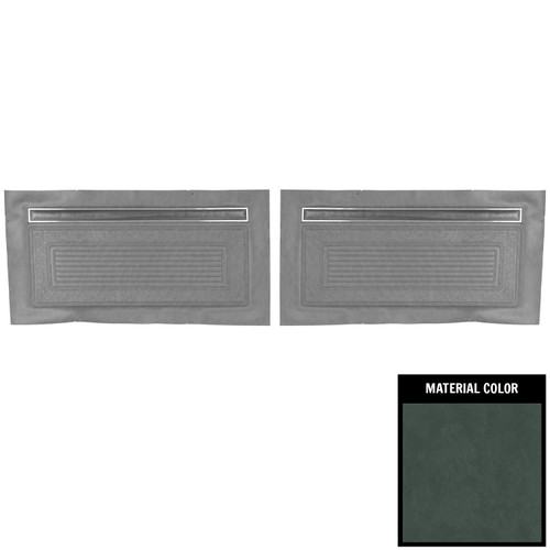 1970-1971 Chevrolet Truck Unassembled Gray Front Door Panels