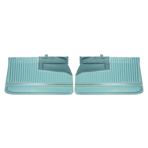 1970 Buick Skylark Standard 2 Tone Blue Front Door Panels