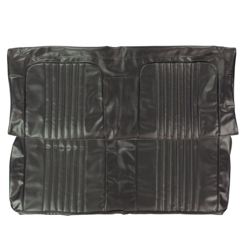 1971-72 Chevelle; Hardtop; Rear Bench Seat Cover; Black