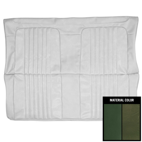 1972 Chevrolet Chevelle Hardtop  Dark Green Rear Bench Seat Cover