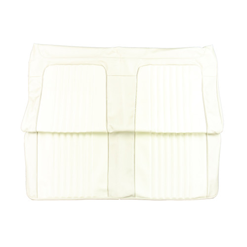 1971-72 Chevelle; Hardtop; Rear Bench Seat Cover; White