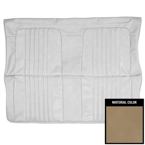1971-1972 Chevrolet Chevelle Hardtop Sandalwood Rear Bench Seat Cover