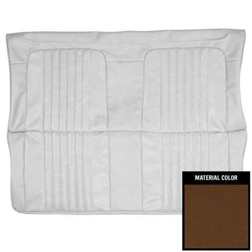 1971-1972 Chevrolet Chevelle Hardtop Dark Saddle Rear Bench Seat Cover