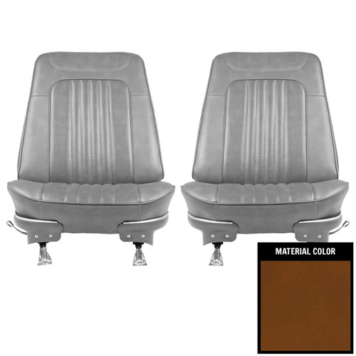 1971-1972 Chevrolet Chevelle Tan Front Bucket Seat Covers