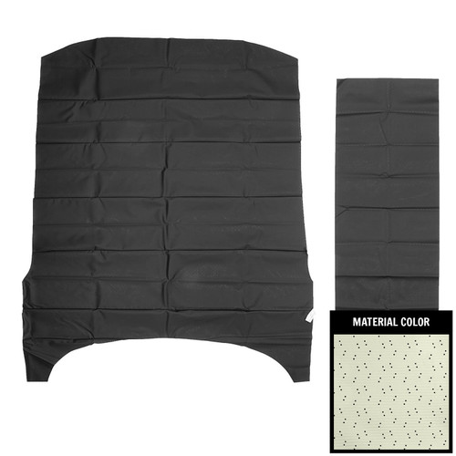 1971-72 Impala; 2 Door Hardtop; Perforated Headliner; White