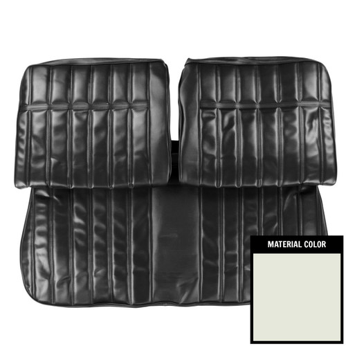 1971-1972 Chevrolet Impala White Front Bench Seat Cover