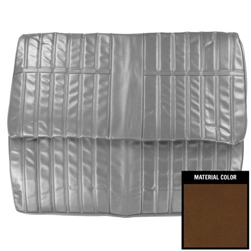 1971-1972 Chevrolet Impala Hardtop Dark Saddle Rear Bench Seat Cover