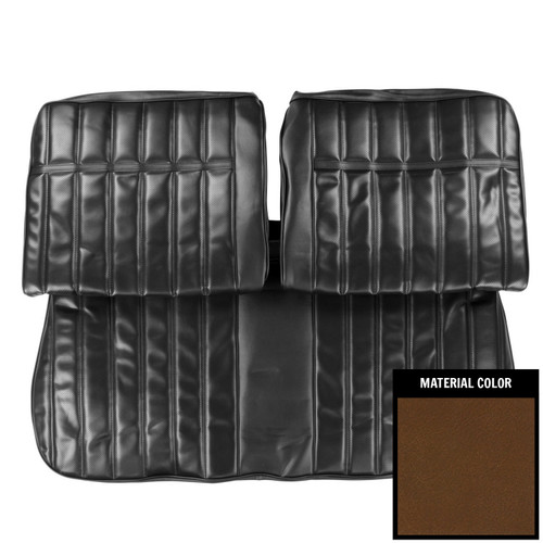 1971-1972 Chevrolet Impala Dark Saddle Front Bench Seat Cover