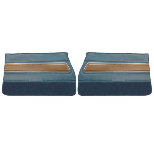 1971 Oldsmobile Cutlass Supreme Blue Front Door Panels