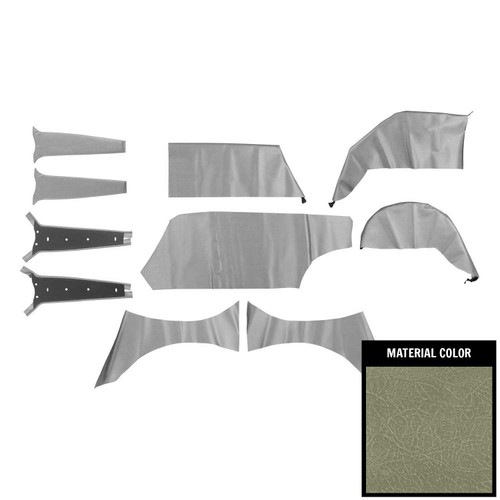 1962-64 Impala, Bel Air; 4 Door Wagon; Cargo Cover Set; Dark Fawn
